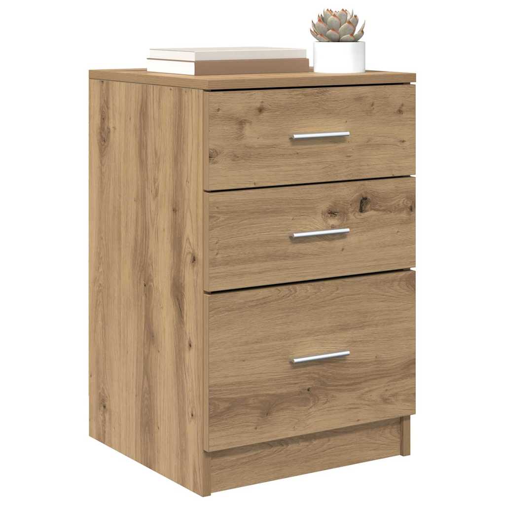 Bedside Cabinet Artisan Oak 40 x 40 x 63 cm Engineered Wood