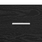 Bedside Cabinet Black Oak 40 x 40 x 63 cm Engineered Wood