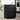 Bedside Cabinet Black oak 40 x 40 x 63 cm Engineered wood
