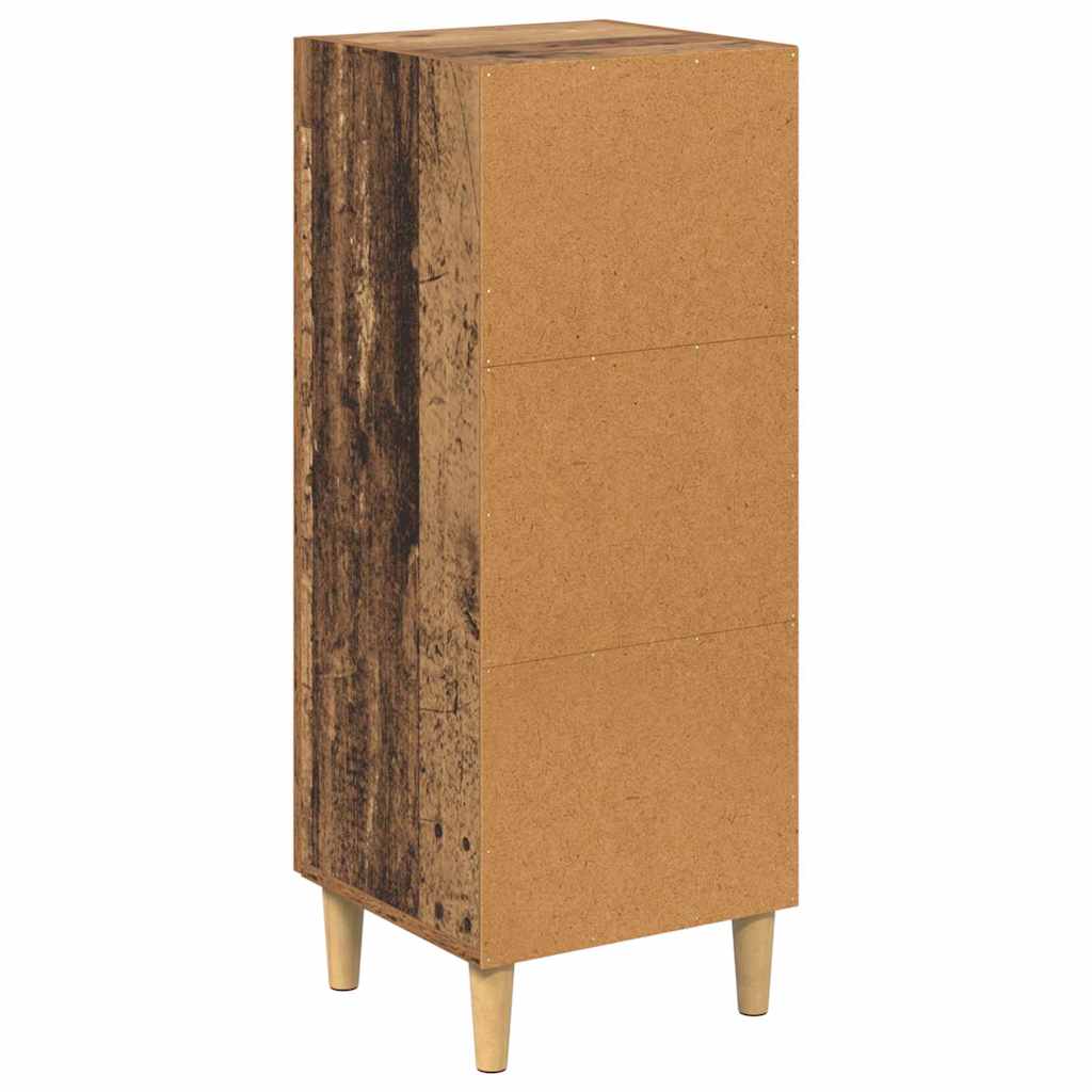Sideboard Old Wood 34.5 x 32.5 x 90 cm Engineered Wood