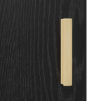 Sideboard Black Oak 34.5 x 32.5 x 90 cm Engineered Wood
