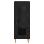 Sideboard Black Oak 34.5 x 32.5 x 90 cm Engineered Wood
