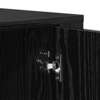 Sideboard Black Oak 40 x 33 x 70 cm Engineered wood