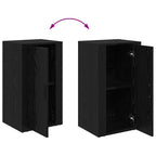 Sideboard Black Oak 40 x 33 x 70 cm Engineered wood