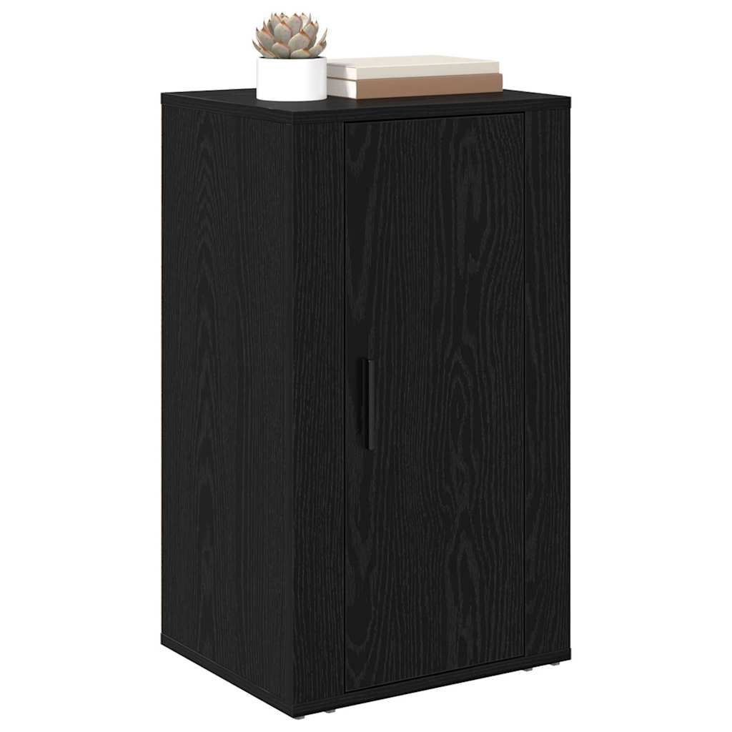 Sideboard Black Oak 40 x 33 x 70 cm Engineered wood