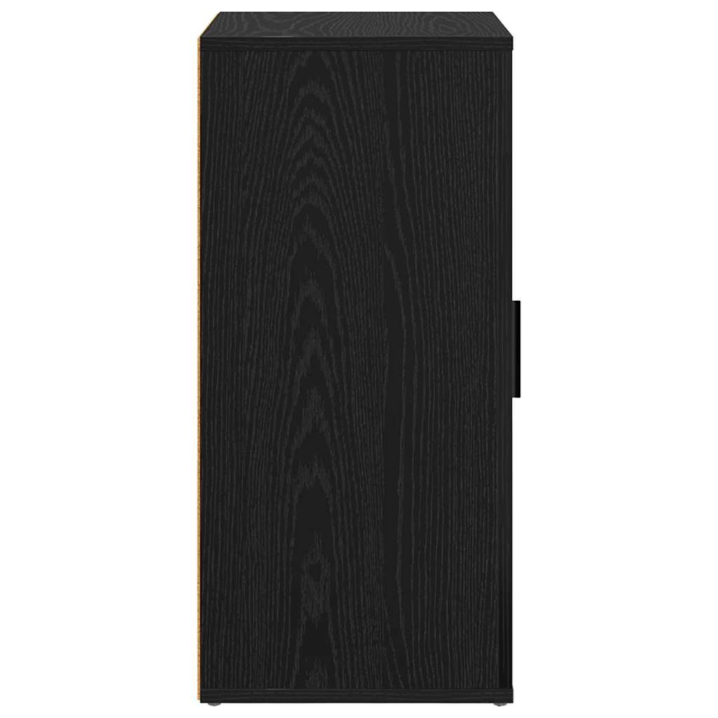 Sideboard Black Oak 40 x 33 x 70 cm Engineered wood