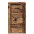 Sideboard with Drawer Old Wood 40 x 33 x 70 cm Engineered wood