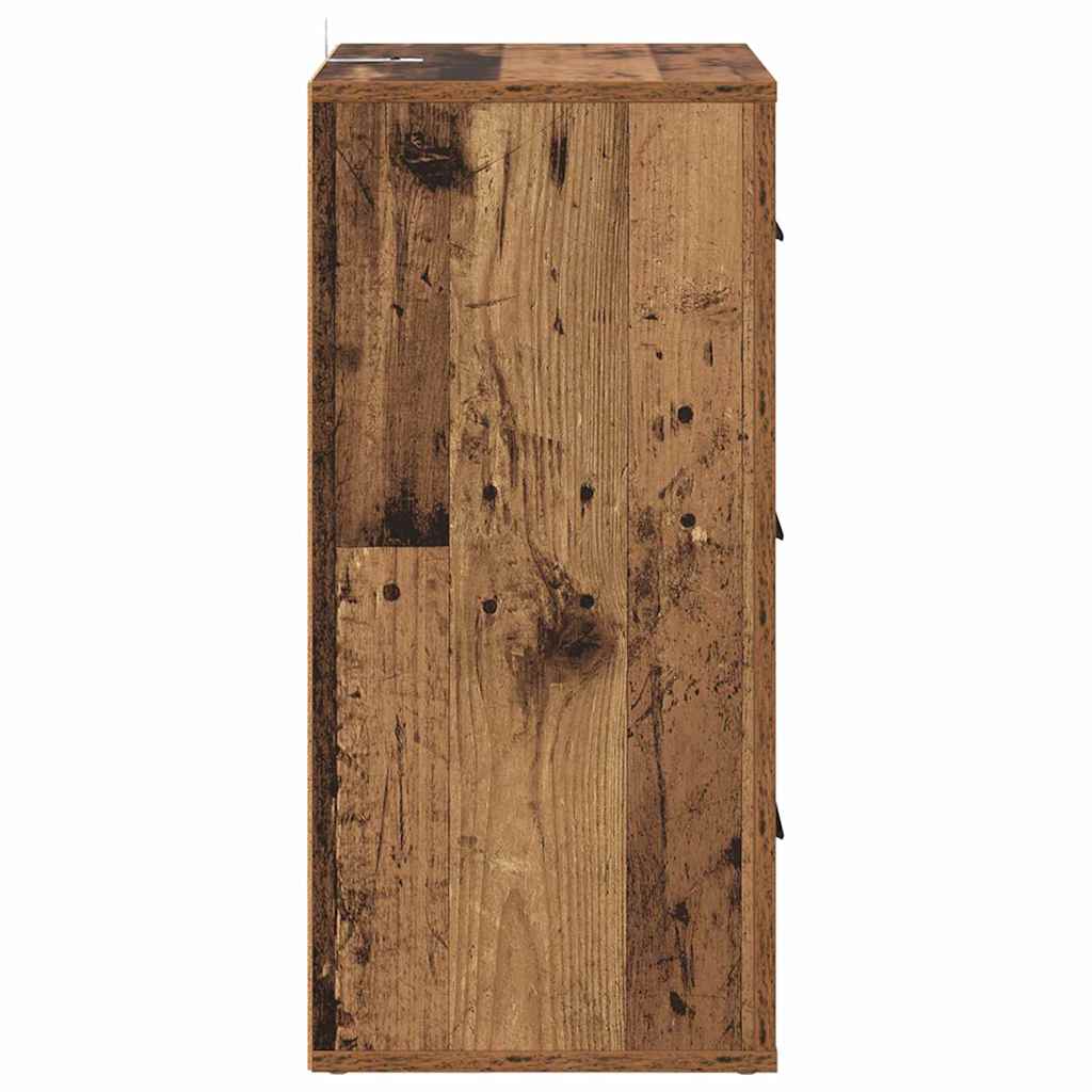 Sideboard with Drawer Old Wood 40 x 33 x 70 cm Engineered wood