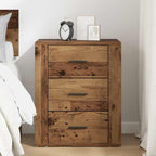 Bedside Cabinet Old Wood 35 x 50 x 60 cm Engineered Wood
