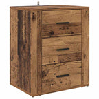 Bedside Cabinet Old Wood 35 x 50 x 60 cm Engineered Wood