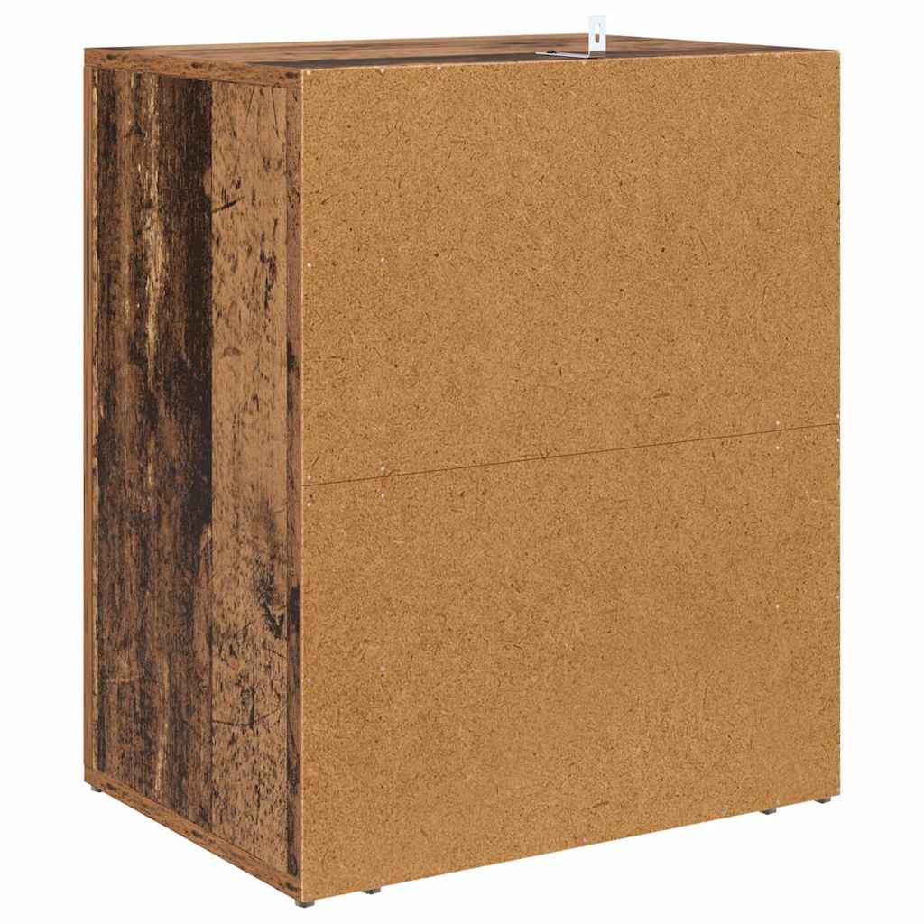 Bedside Cabinet Old Wood 35 x 50 x 60 cm Engineered Wood
