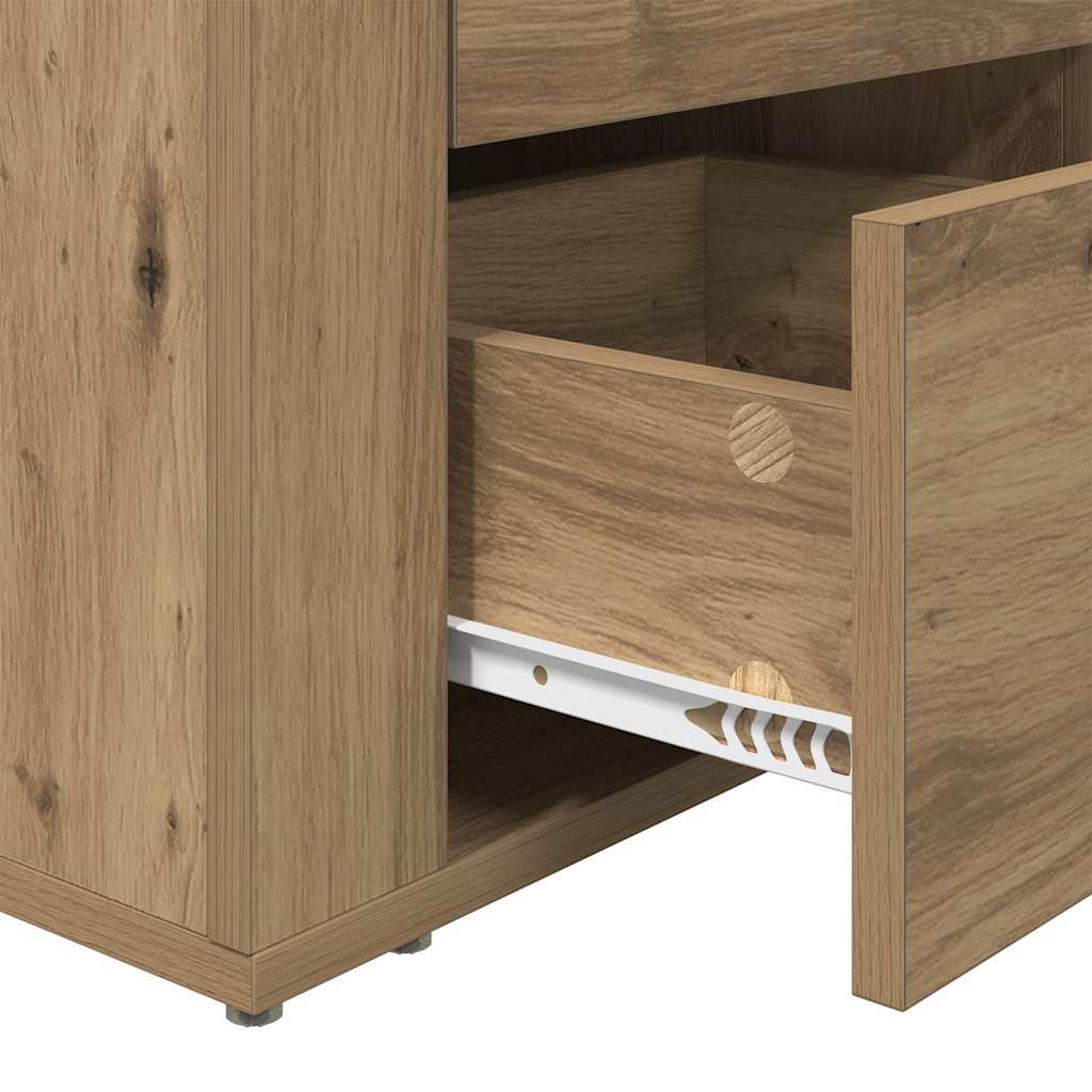 Bedside Cabinet Artisan Oak 35 x 50 x 60 cm Engineered Wood