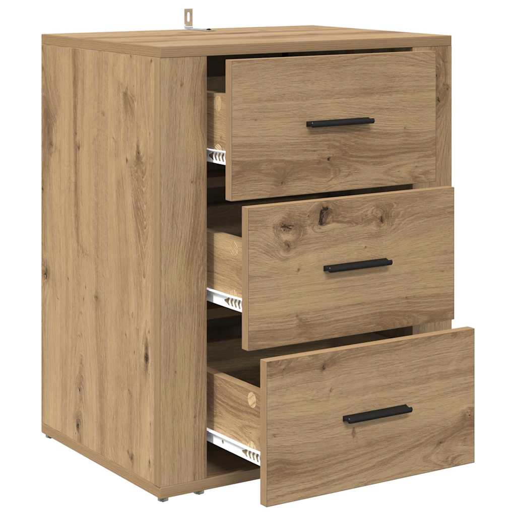 Bedside Cabinet Artisan Oak 35 x 50 x 60 cm Engineered Wood