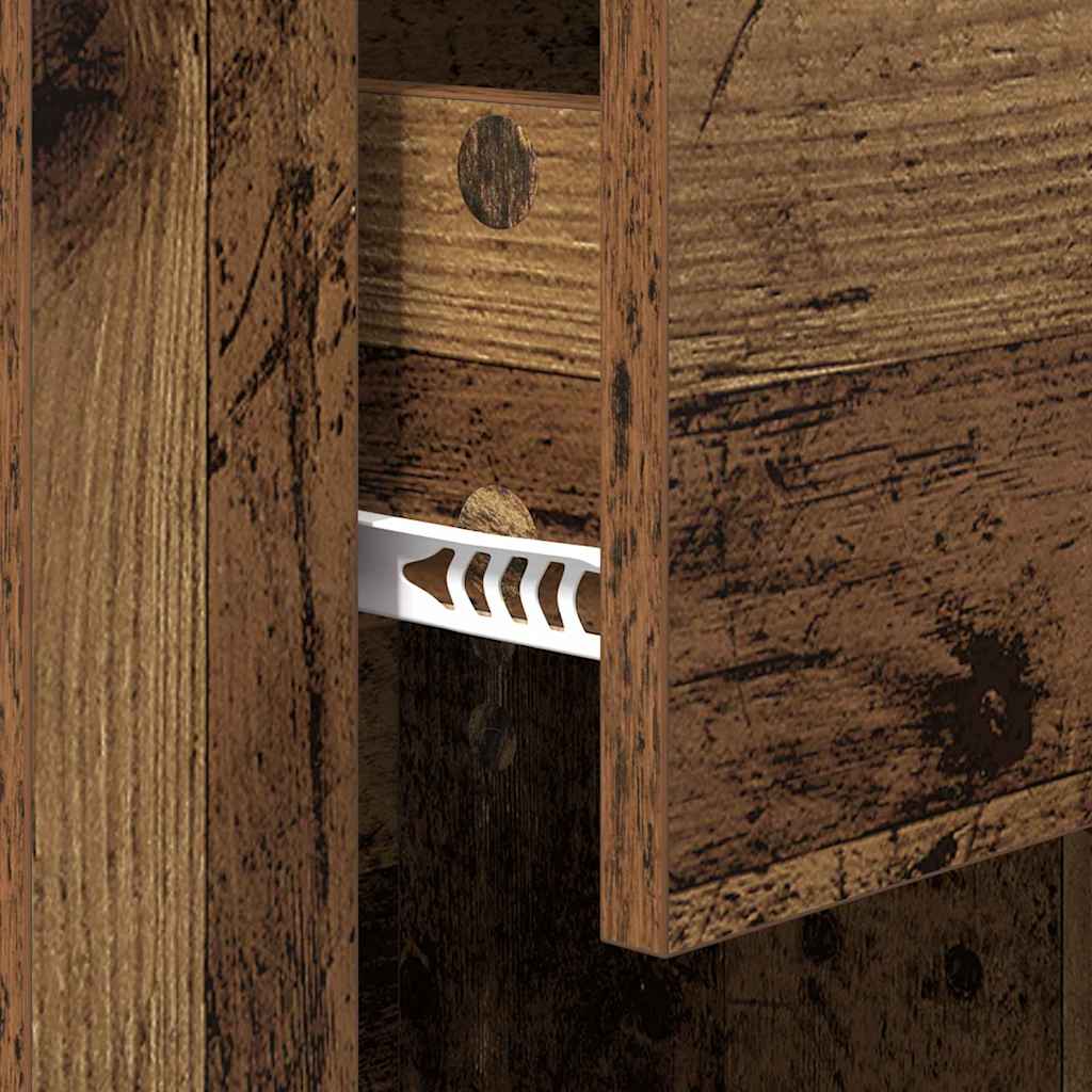 Bedside Cabinet Old Wood 35 x 50 x 60 cm Engineered Wood