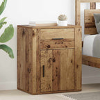 Bedside Cabinet Old Wood 35 x 50 x 60 cm Engineered Wood