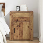 Bedside Cabinet Old Wood 35 x 50 x 60 cm Engineered Wood