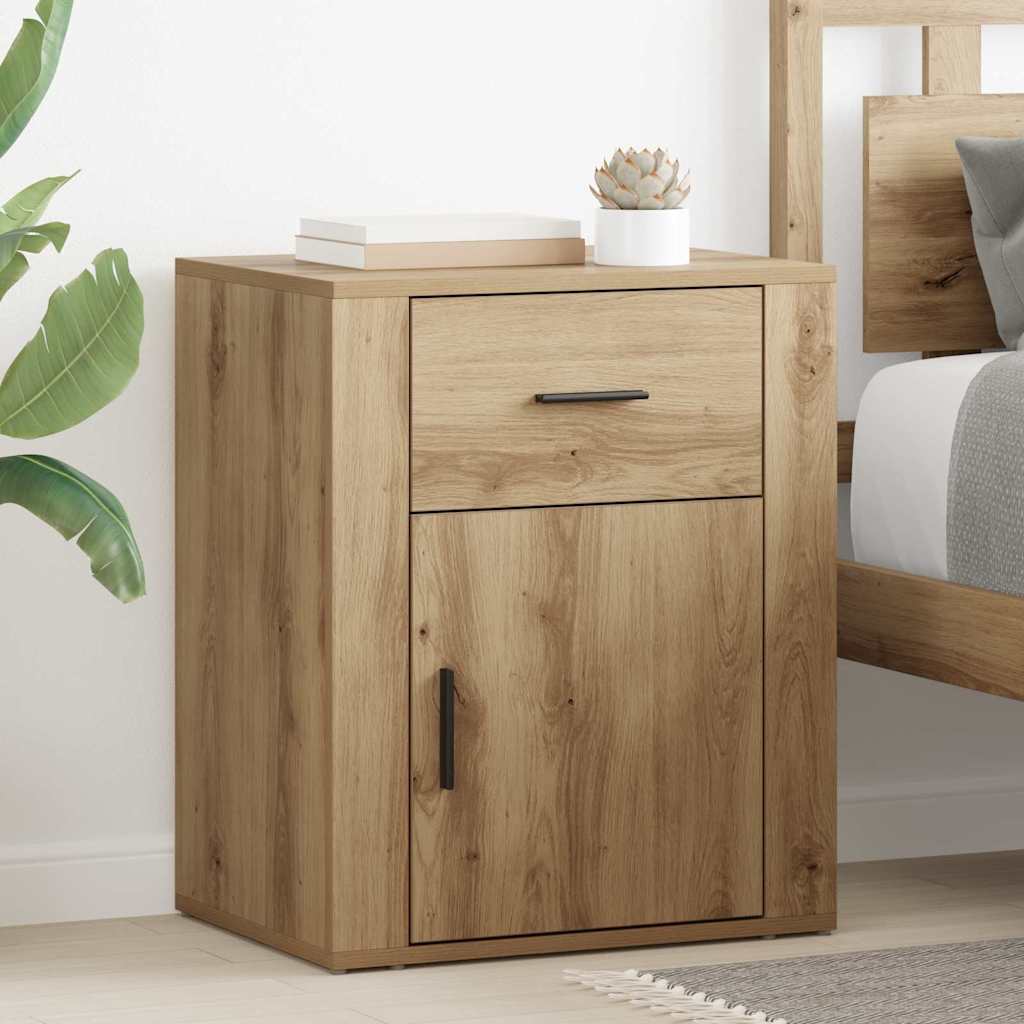 Bedside Cabinet Artisan Oak 35 x 50 x 60 cm Engineered Wood