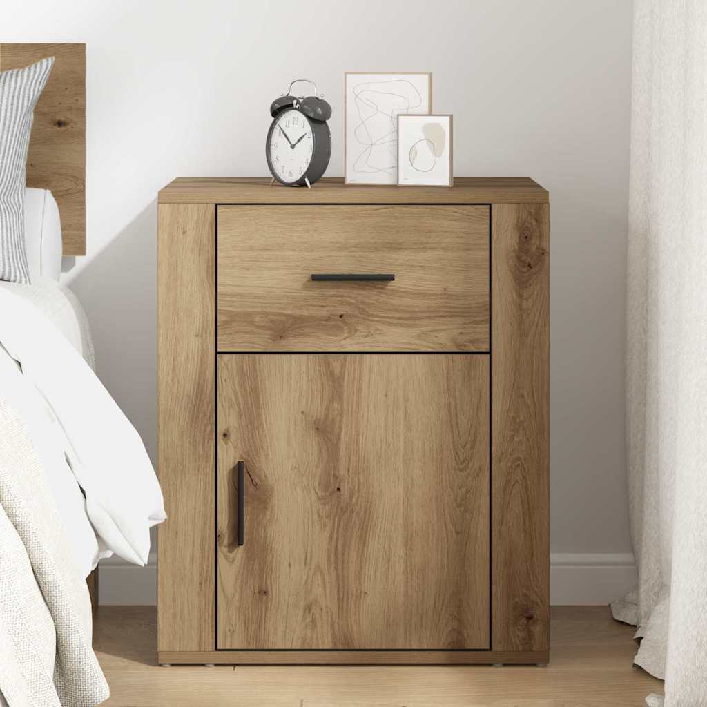 Bedside Cabinet Artisan Oak 35 x 50 x 60 cm Engineered Wood