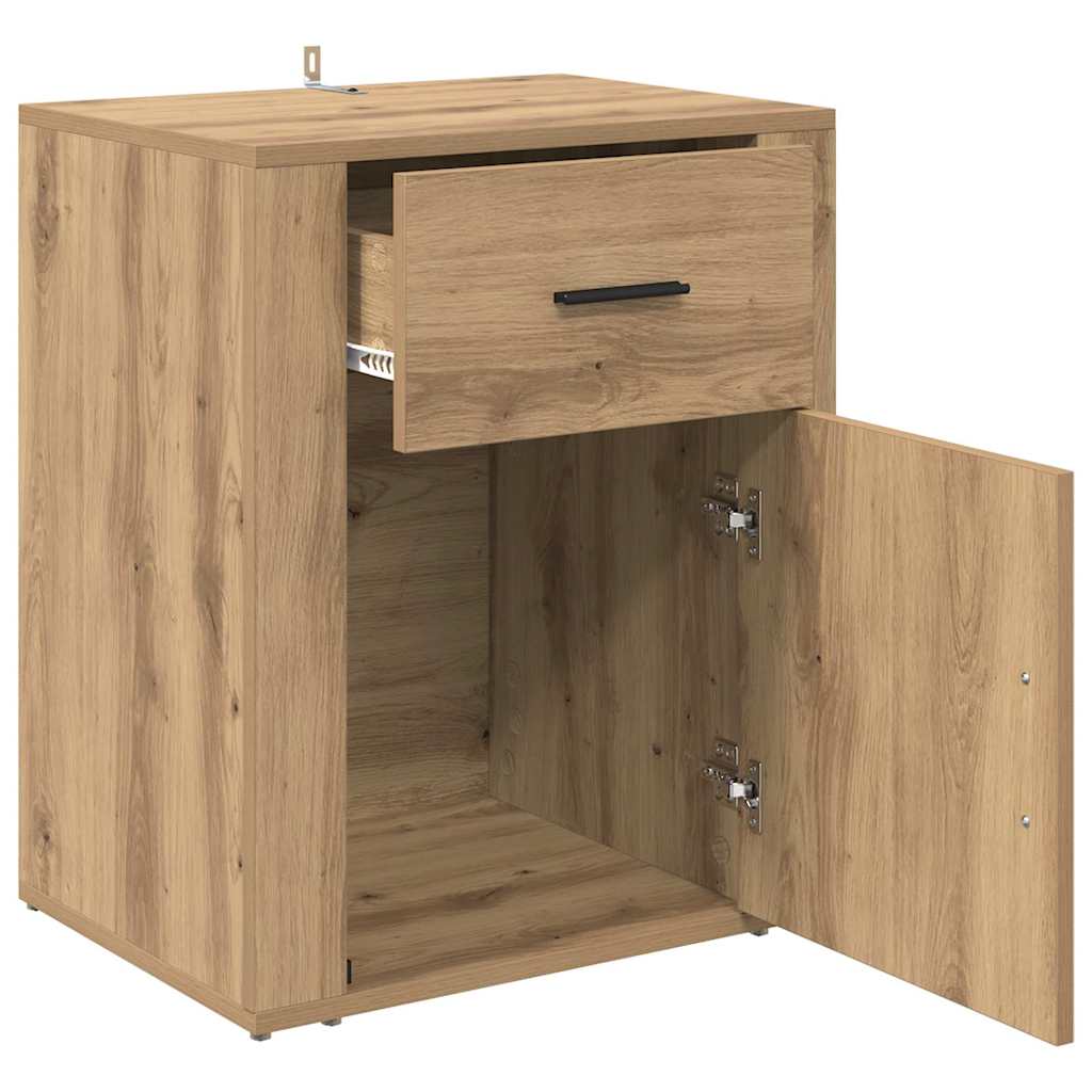 Bedside Cabinet Artisan Oak 35 x 50 x 60 cm Engineered Wood