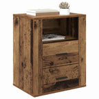 Bedside Cabinet Old Wood 35 x 50 x 60 cm Engineered Wood