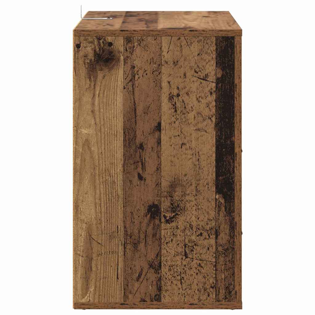 Bedside Cabinet Old Wood 35 x 50 x 60 cm Engineered Wood