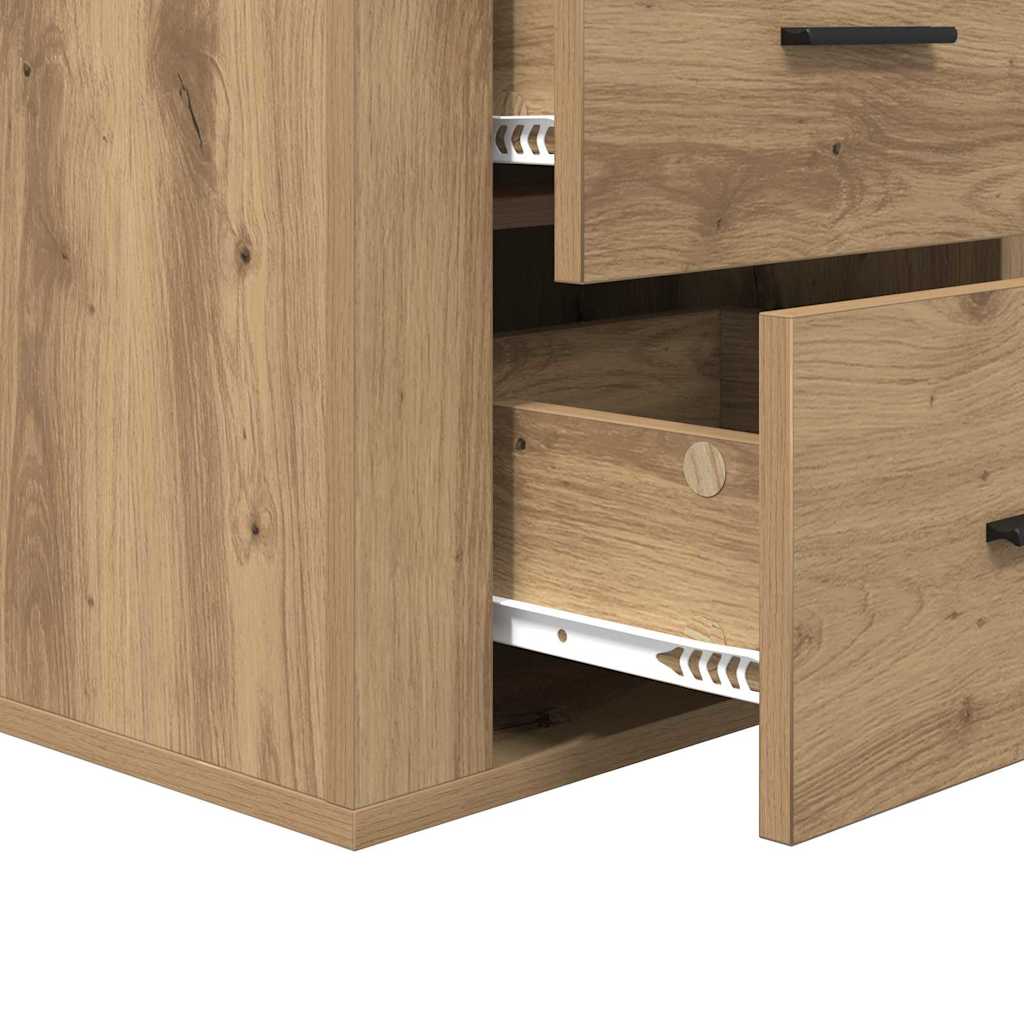 Bedside Cabinet Artisan Oak 35 x 50 x 60 cm Engineered Wood