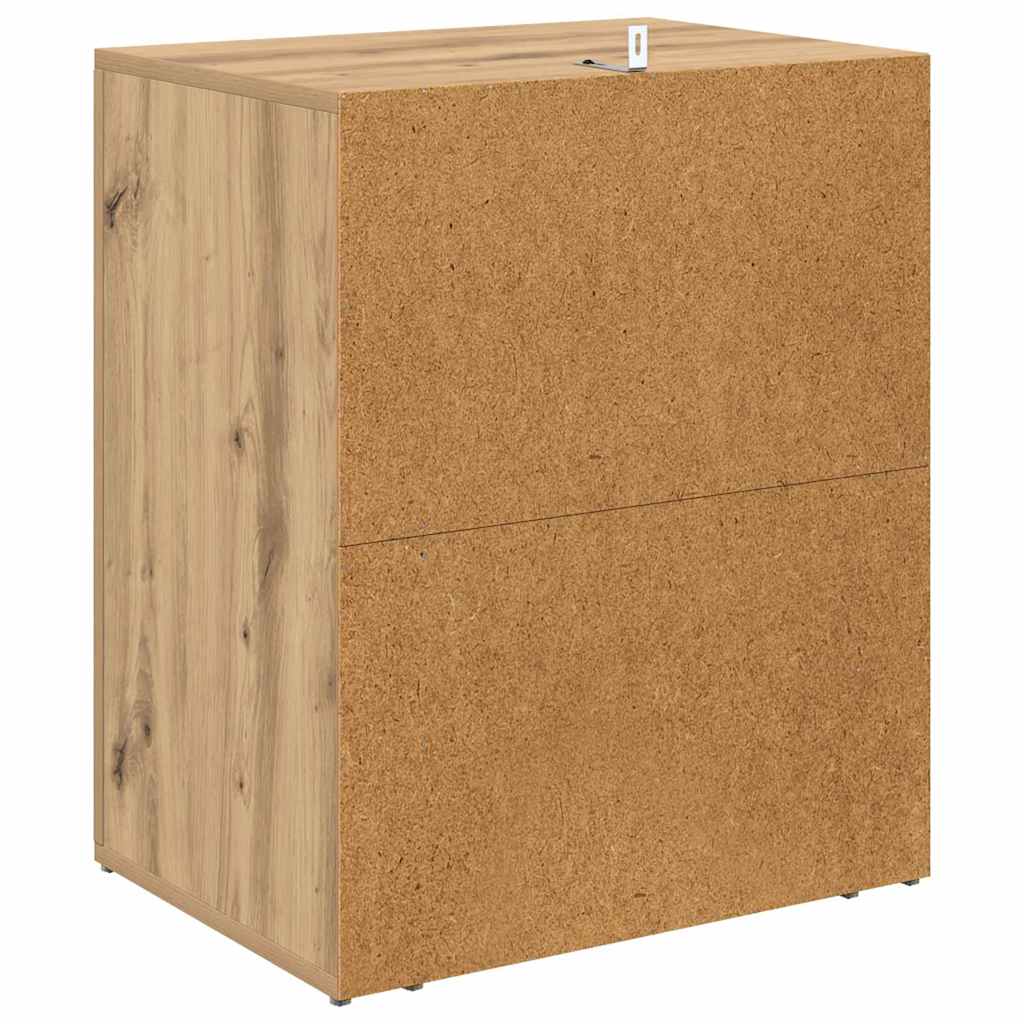 Bedside Cabinet Artisan Oak 35 x 50 x 60 cm Engineered Wood