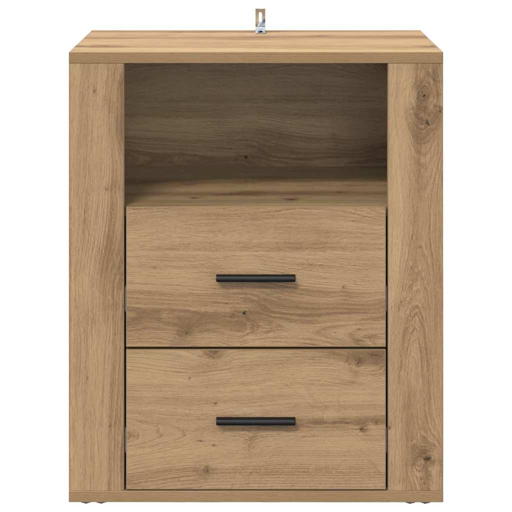Bedside Cabinet Artisan Oak 35 x 50 x 60 cm Engineered Wood