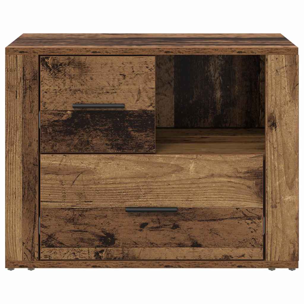Bedside Cabinet Old Wood 35 x 60 x 50 cm Engineered Wood