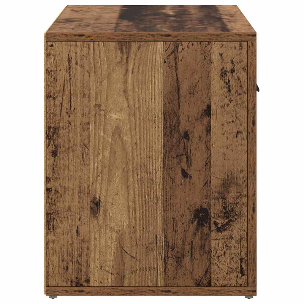 Bedside Cabinet Old Wood 35 x 60 x 50 cm Engineered Wood
