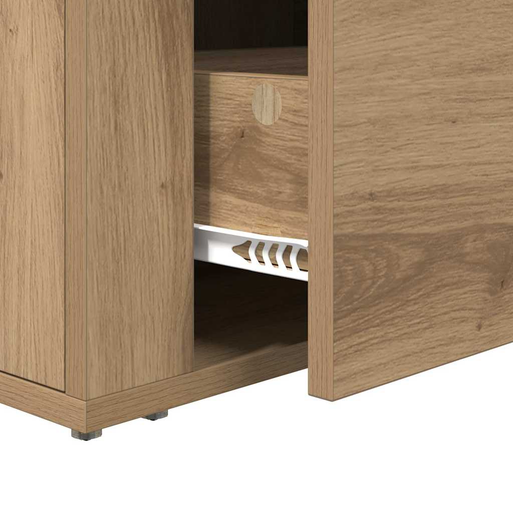 Bedside Cabinet Artisan Oak 35 x 60 x 50 cm Engineered Wood