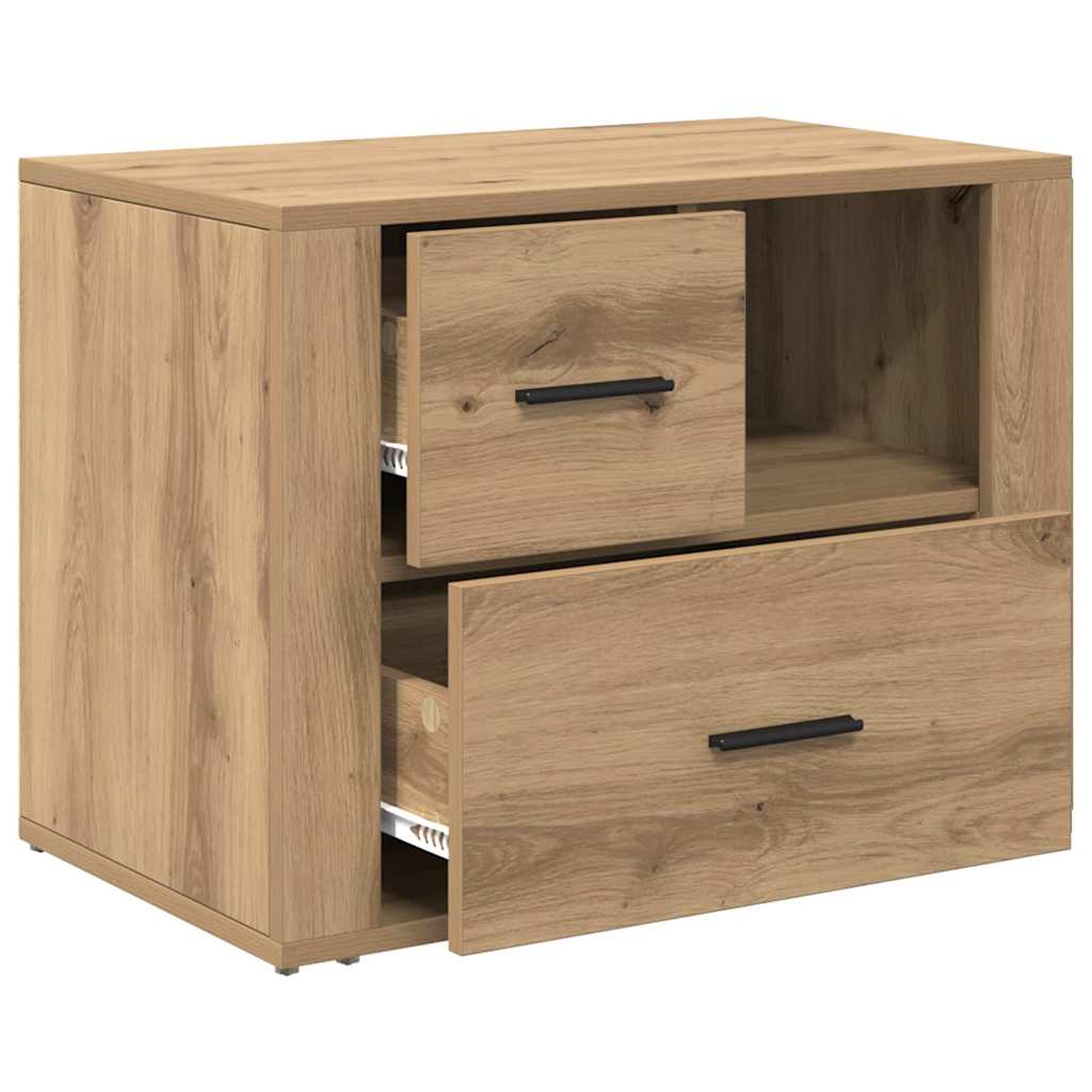 Bedside Cabinet Artisan Oak 35 x 60 x 50 cm Engineered Wood