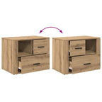 Bedside Cabinet Artisan Oak 35 x 60 x 50 cm Engineered Wood