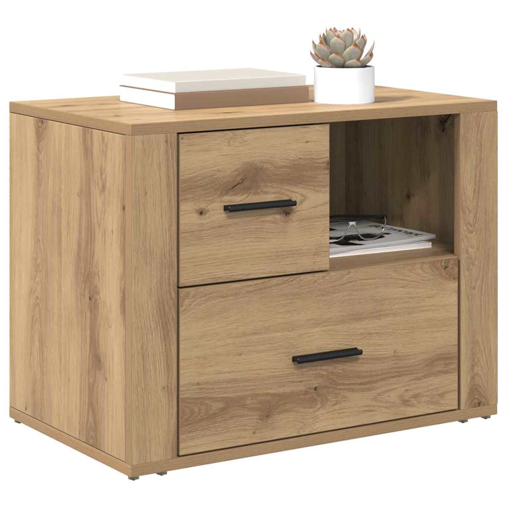 Bedside Cabinet Artisan Oak 35 x 60 x 50 cm Engineered Wood