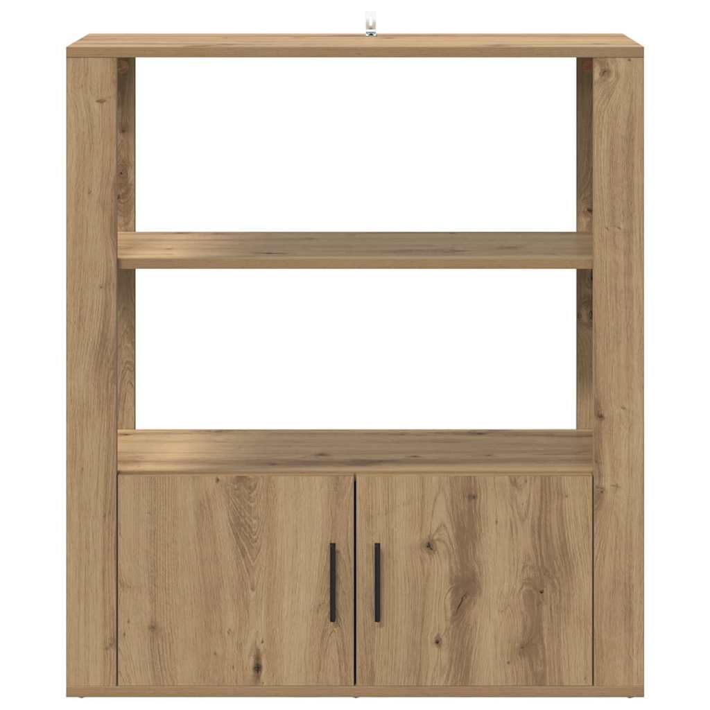 Sideboard Artisan oak 30 x 80 x 90 cm Engineered wood