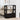Sideboard Black oak 30 x 80 x 90 cm Engineered wood