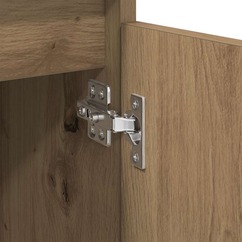 Sideboard Artisan Oak 60 x 35 x 70 cm Engineered Wood and Iron