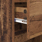 Bedside Cabinet Old Wood 40 x 35 x 70 cm Engineered Wood