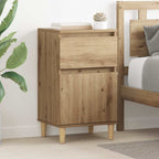 Bedside Cabinet Artisan Oak 40 x 35 x 70 cm Engineered Wood