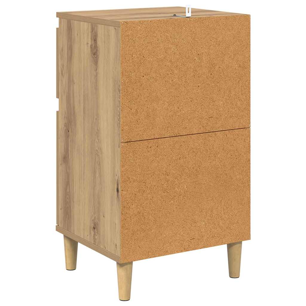Bedside Cabinet Artisan Oak 40 x 35 x 70 cm Engineered Wood