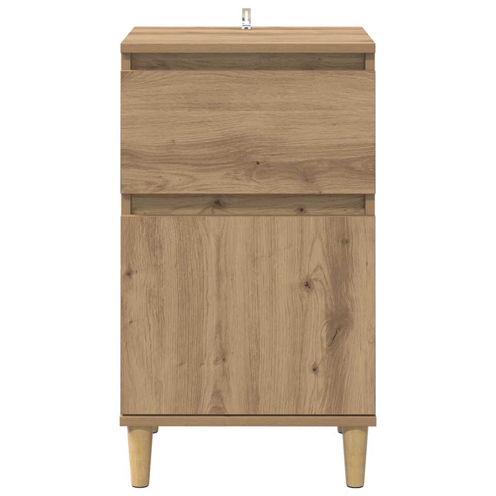 Bedside Cabinet Artisan Oak 40 x 35 x 70 cm Engineered Wood