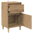 Bedside Cabinet with Drawer 2 pcs Artisan Oak 40 x 35 x 70 cm