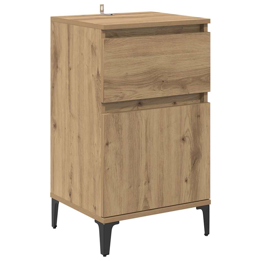 Bedside Cabinet Artisan Oak 40 x 35 x 70 cm Engineered Wood
