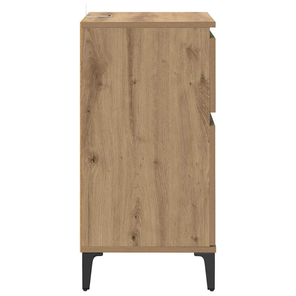 Bedside Cabinet Artisan Oak 40 x 35 x 70 cm Engineered Wood