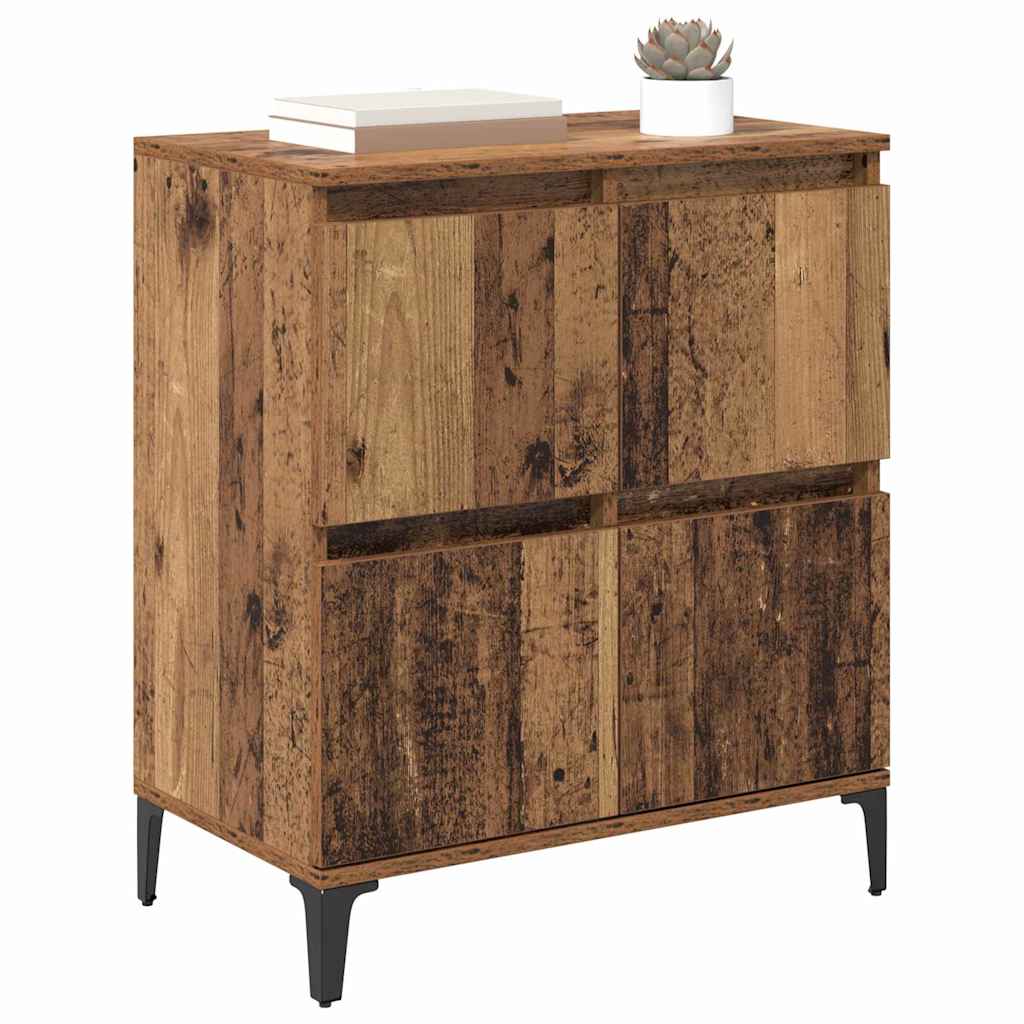 Sideboard Old Wood 60 x 35 x 70 cm Engineered Wood and Iron