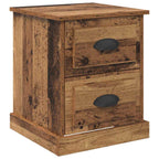 Bedside Cabinet Old Wood 39 x 39 x 47.5 cm Engineered Wood