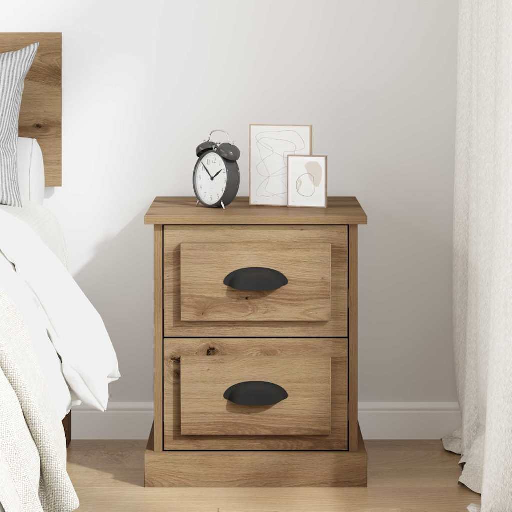Bedside Cabinet Artisan Oak 39 x 39 x 47.5 cm Engineered Wood