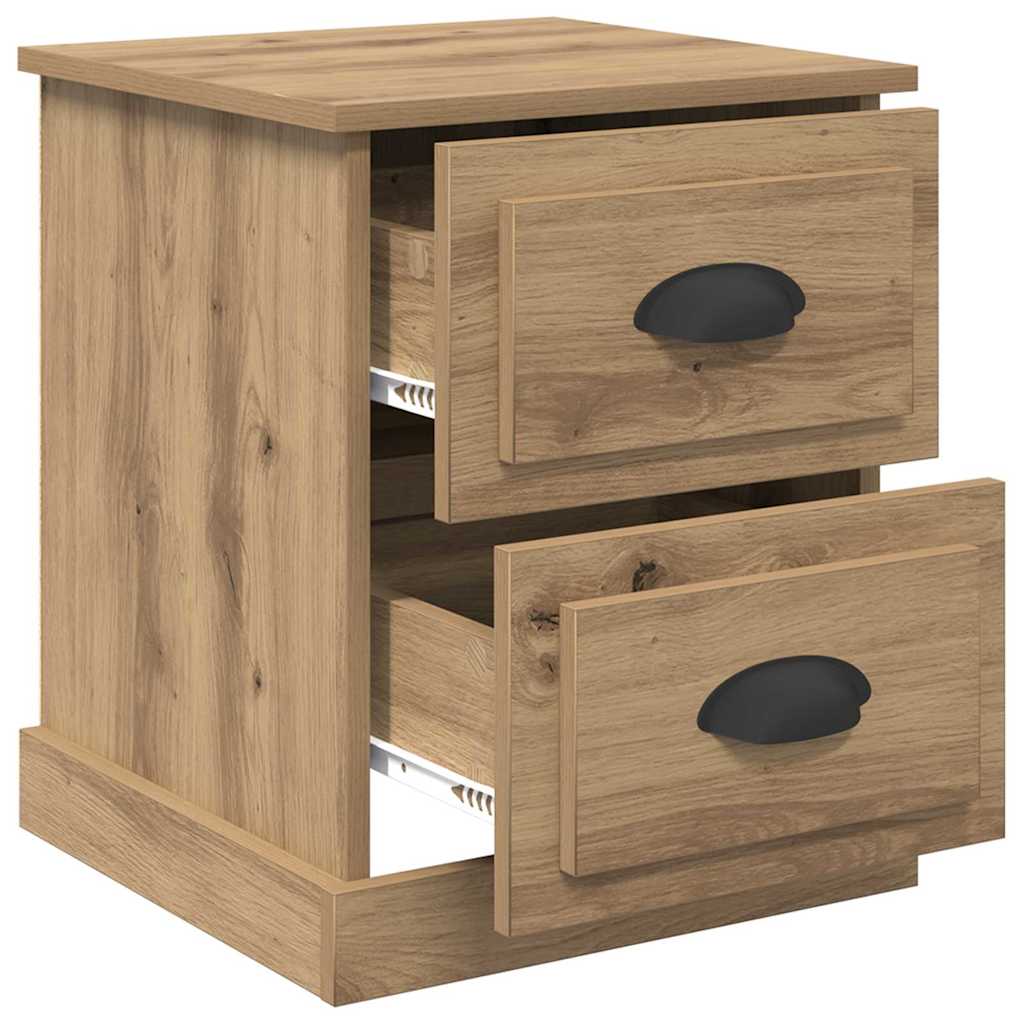 Bedside Cabinet Artisan Oak 39 x 39 x 47.5 cm Engineered Wood