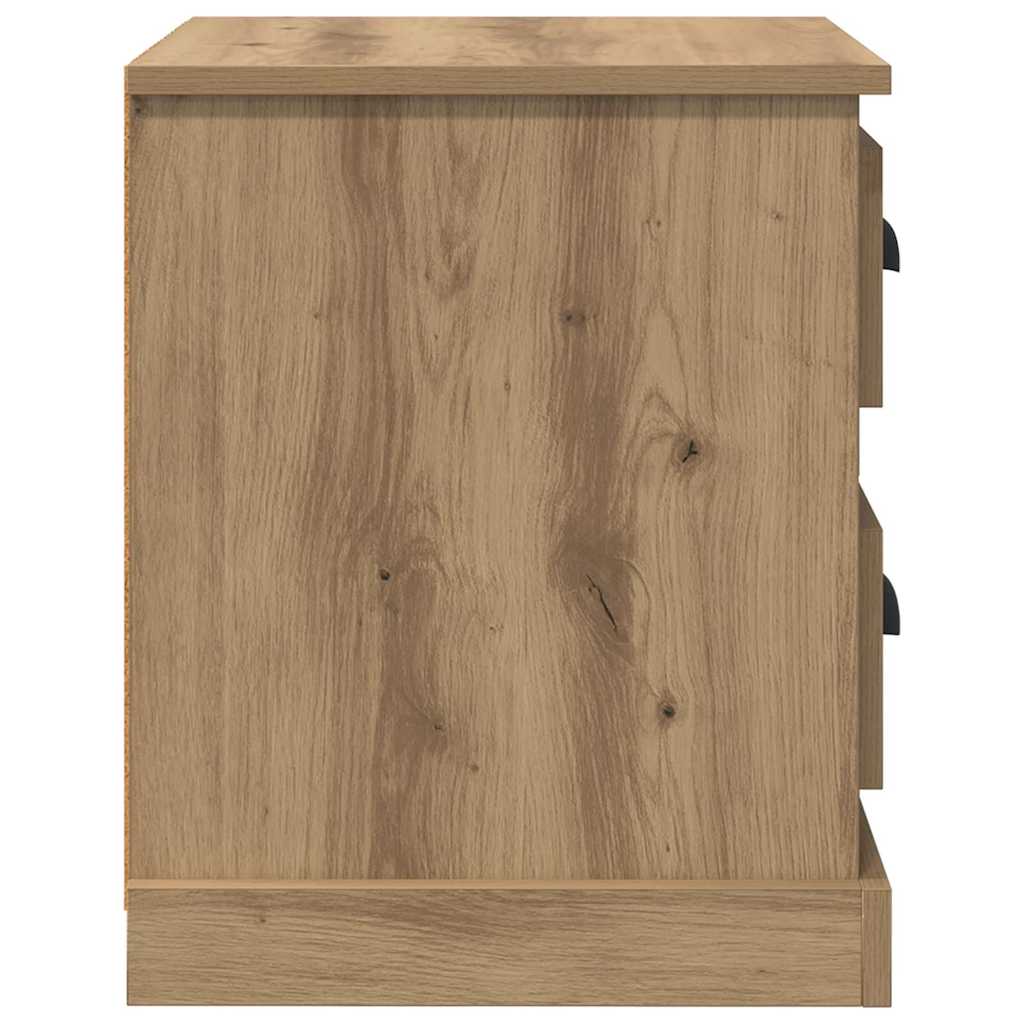 Bedside Cabinet Artisan Oak 39 x 39 x 47.5 cm Engineered Wood
