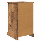 Bedside Cabinet Old Wood 39 x 39 x 67.5 cm Engineered Wood